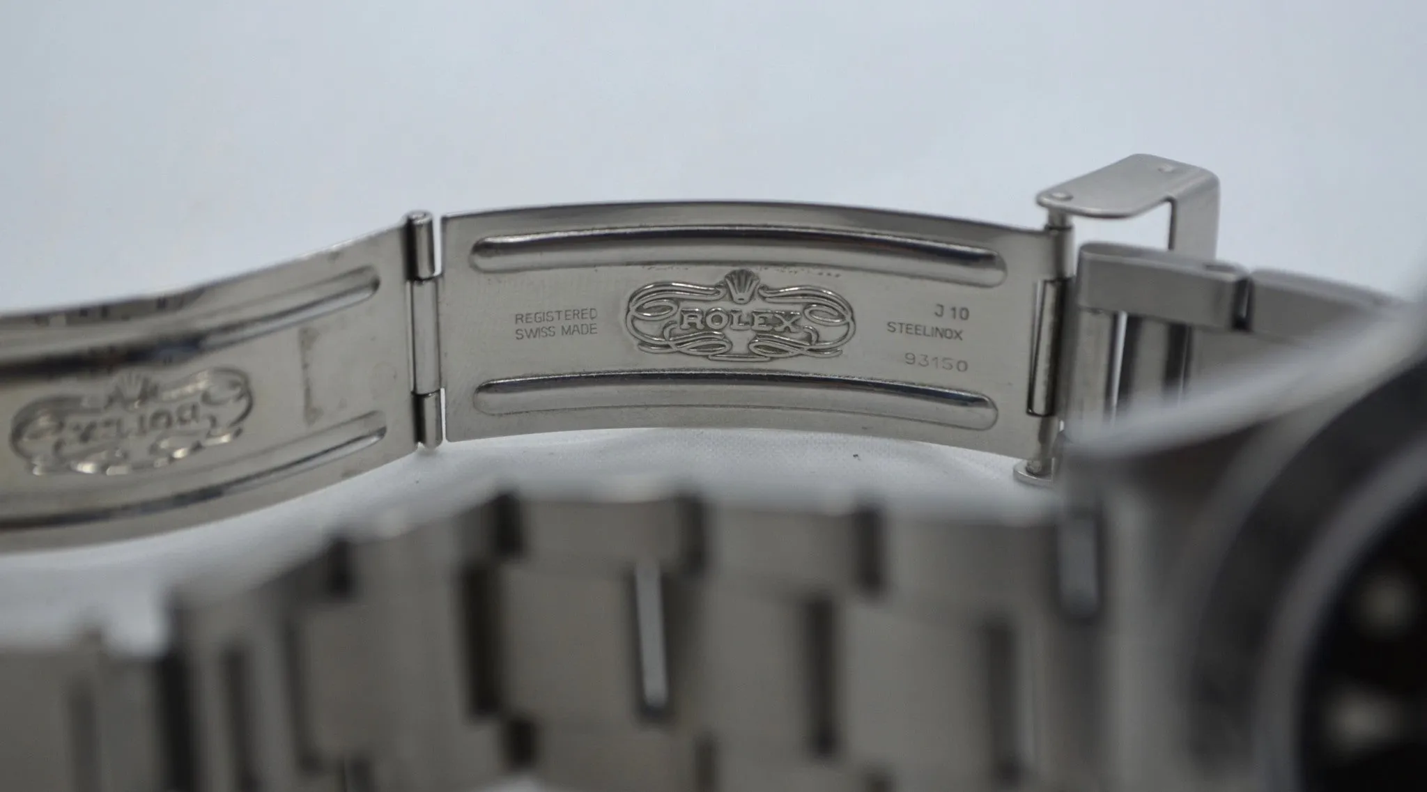 Rolex Explorer II 16570 GMT Black Dial "X" Serial 1991 Automatic Steel Watch