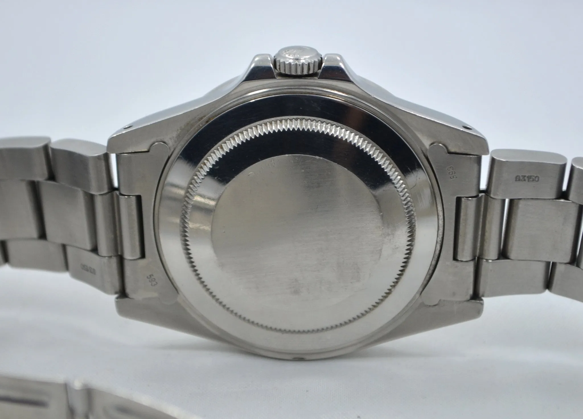 Rolex Explorer II 16570 GMT Black Dial "X" Serial 1991 Automatic Steel Watch