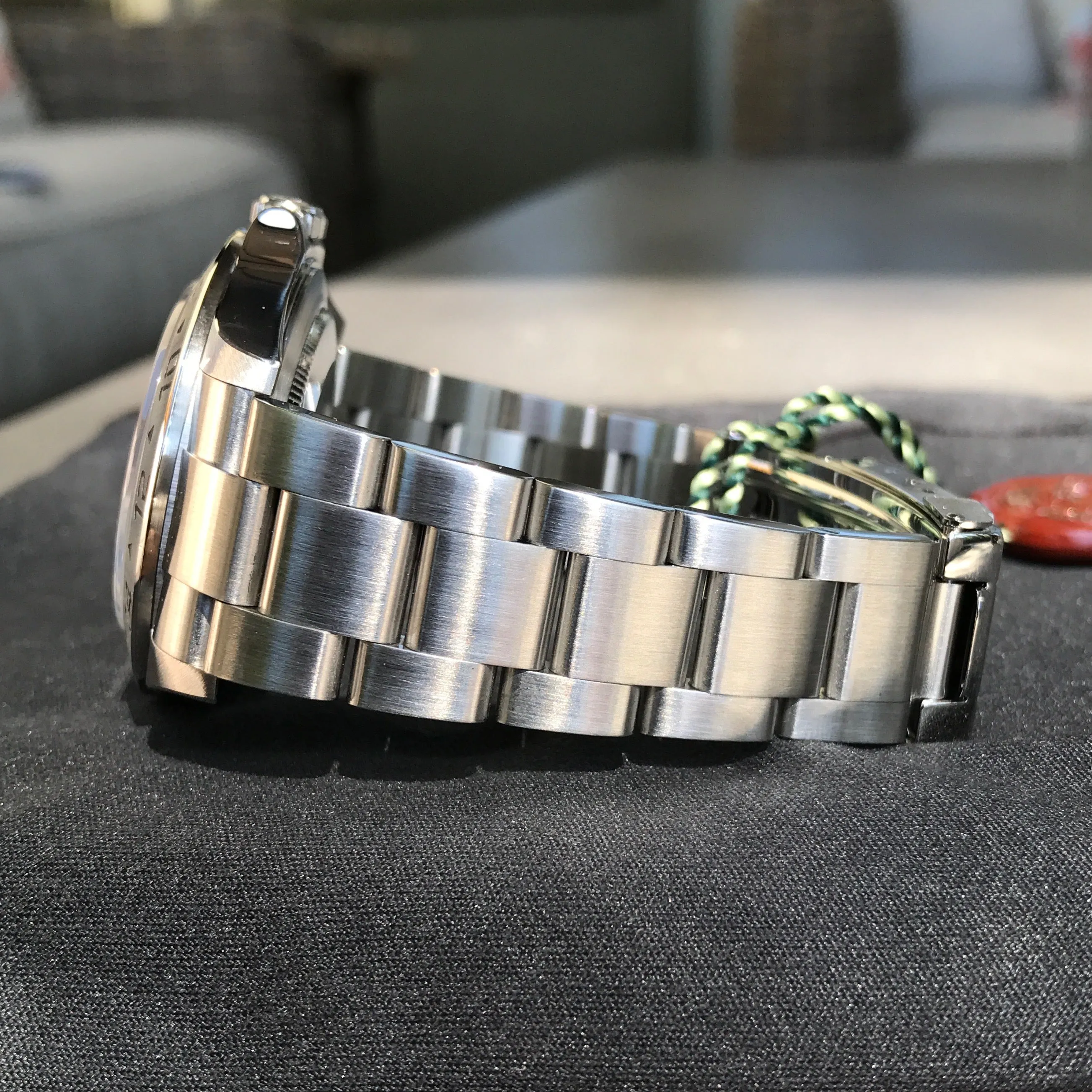 Rolex Explorer II 16570 Stainless Steel GMT Oyster "Z" Serial No Holes Automatic Wristwatch Box & Papers