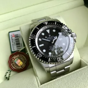 Rolex SEA DWELLER DEEPSEA 116660 Ceramic Mens 44mm Automatic Wristwatch Box & Papers