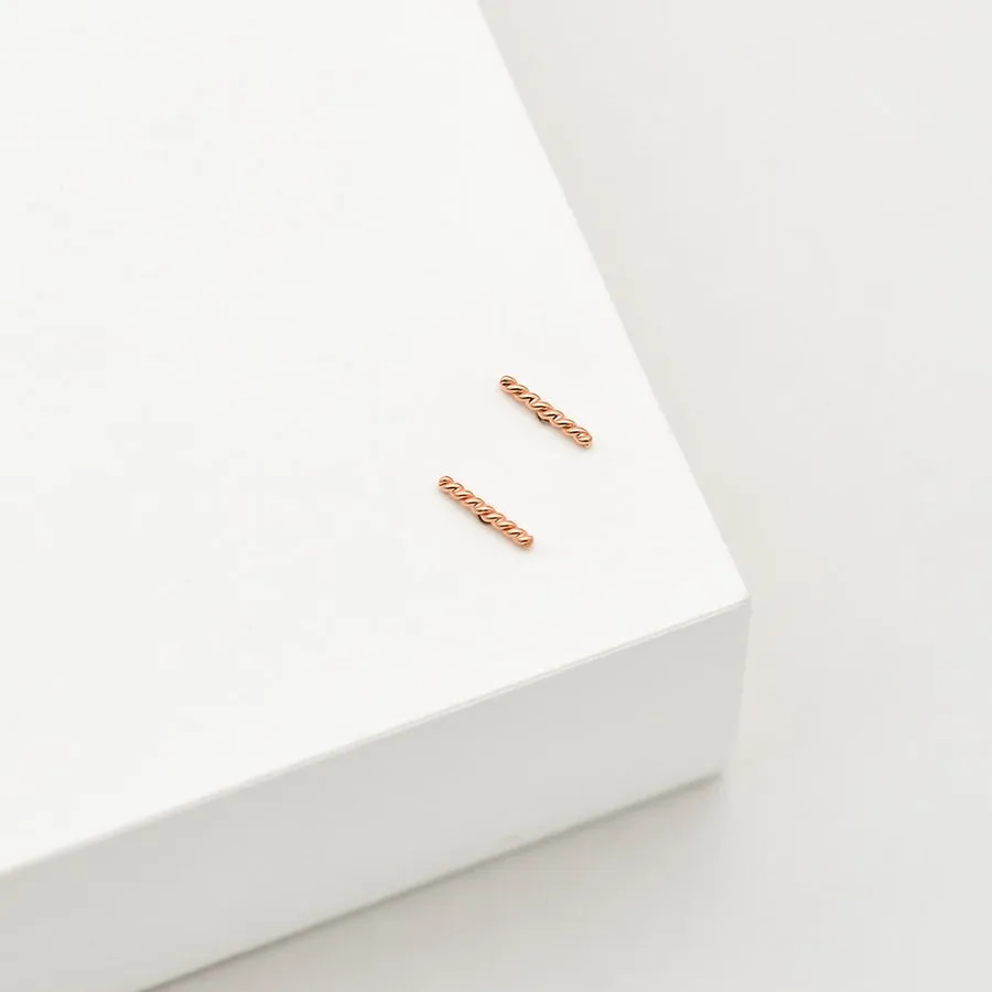 Rope Stud Earring