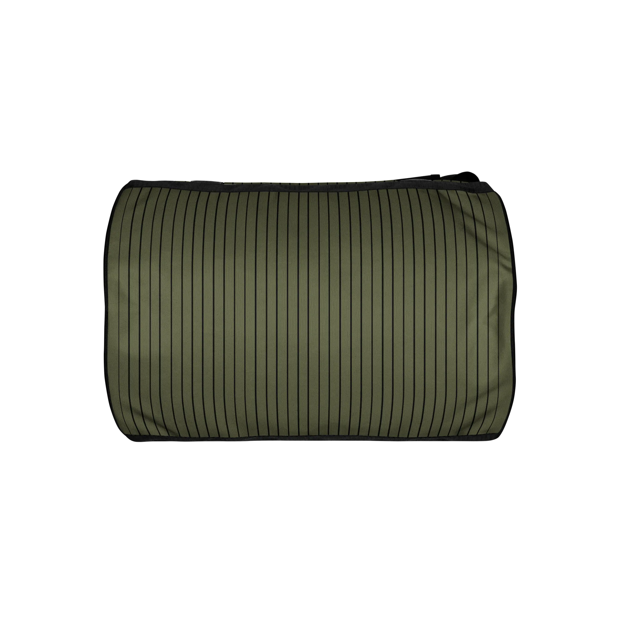 ROYAL Team Iconic. Athletix Mini Duffle Gym Bag Pinstripe Martini Olive and Blk