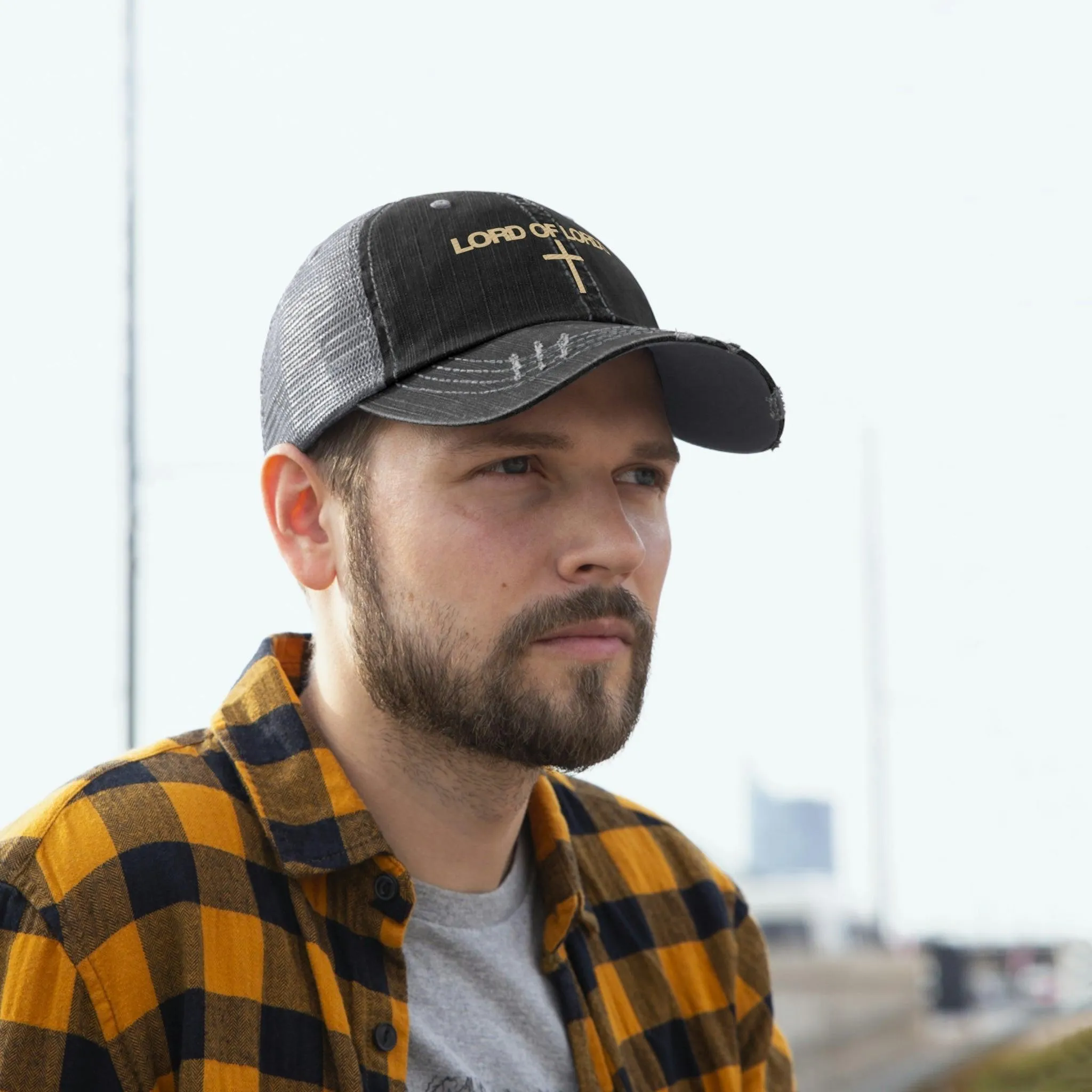 Rugged Lord of Lords Trucker Hat