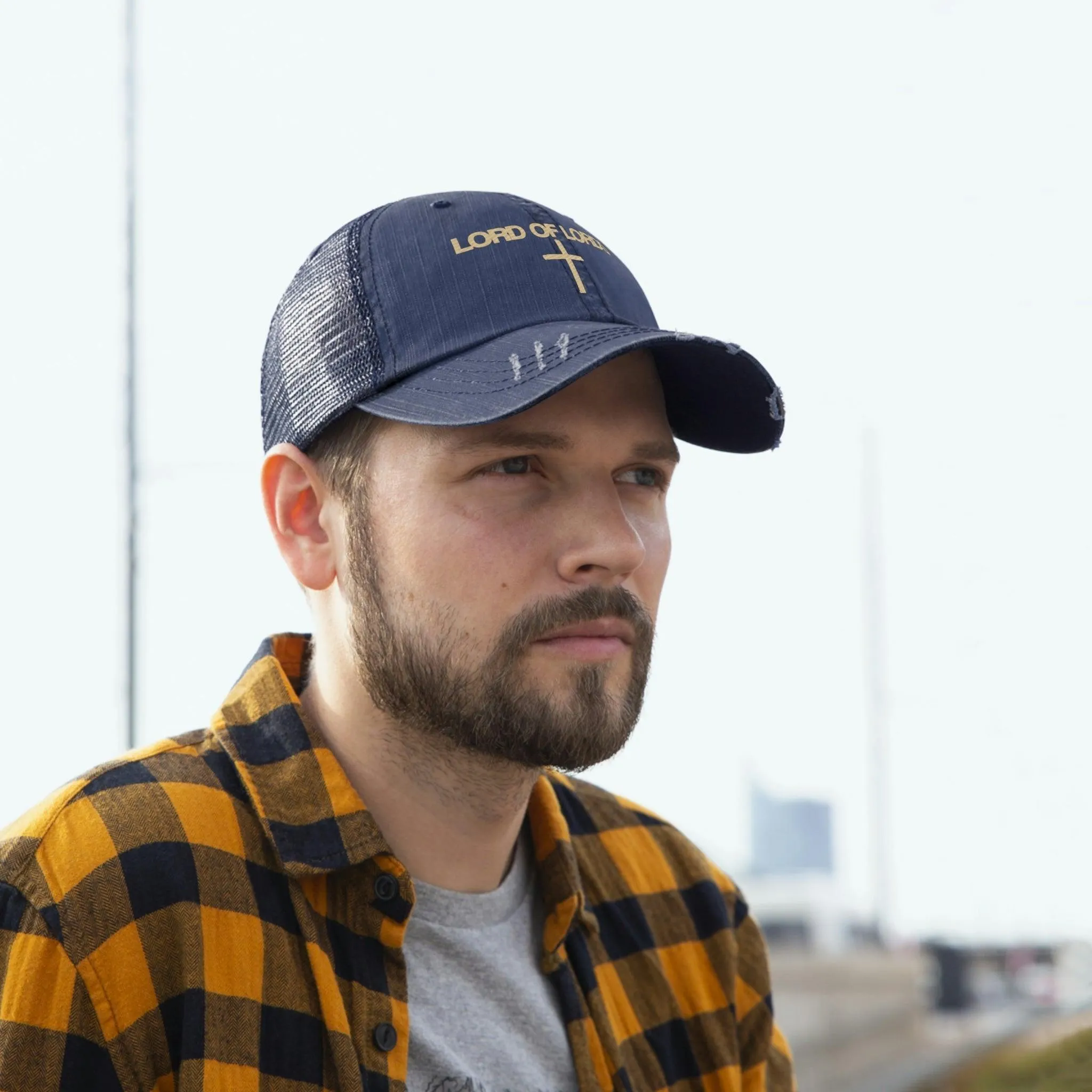 Rugged Lord of Lords Trucker Hat