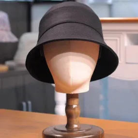 S M Large Customized Elegant Woolen Bucket Hat
