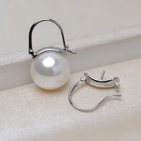 S925 Sterling Silver Pearl Earring Mounting For Wholesale