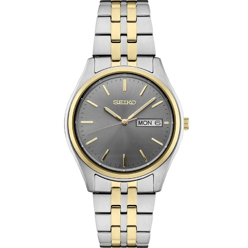 Seiko Essentials Collection 36.9mm Two Tone Quartz Watch