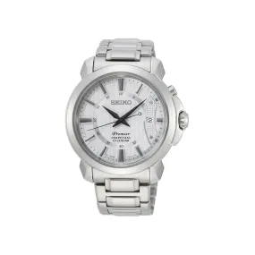 Seiko Men's Premier Silver Watch Model SNQ155P1
