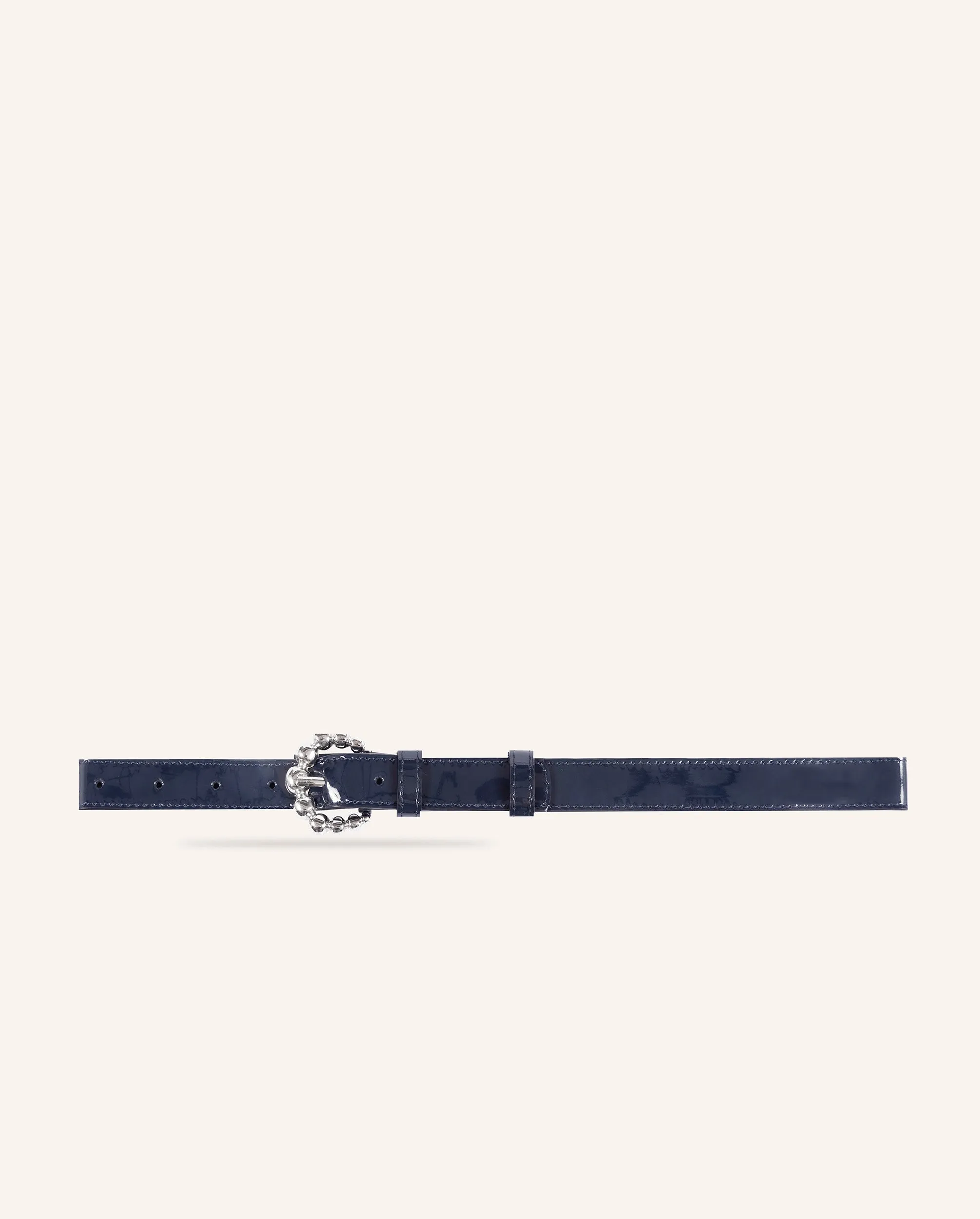 Seren Navy Slim Belt