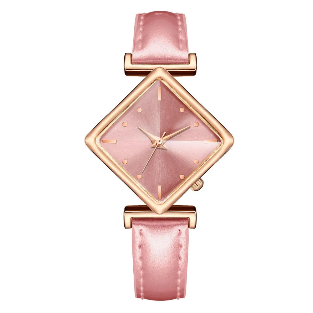 Sidiou Group Elegant Simple Rectangle Ladies Watch Silver Quartz Clock Women's Fashion Casual Retro Leather Watches Female Wristwatches