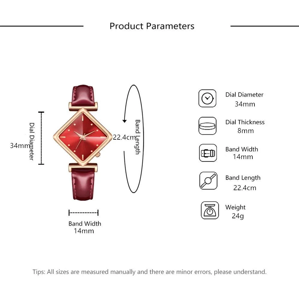 Sidiou Group Elegant Simple Rectangle Ladies Watch Silver Quartz Clock Women's Fashion Casual Retro Leather Watches Female Wristwatches