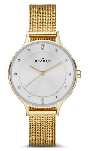Skagen Anita Gold Mesh Ladies Watch SKW2150