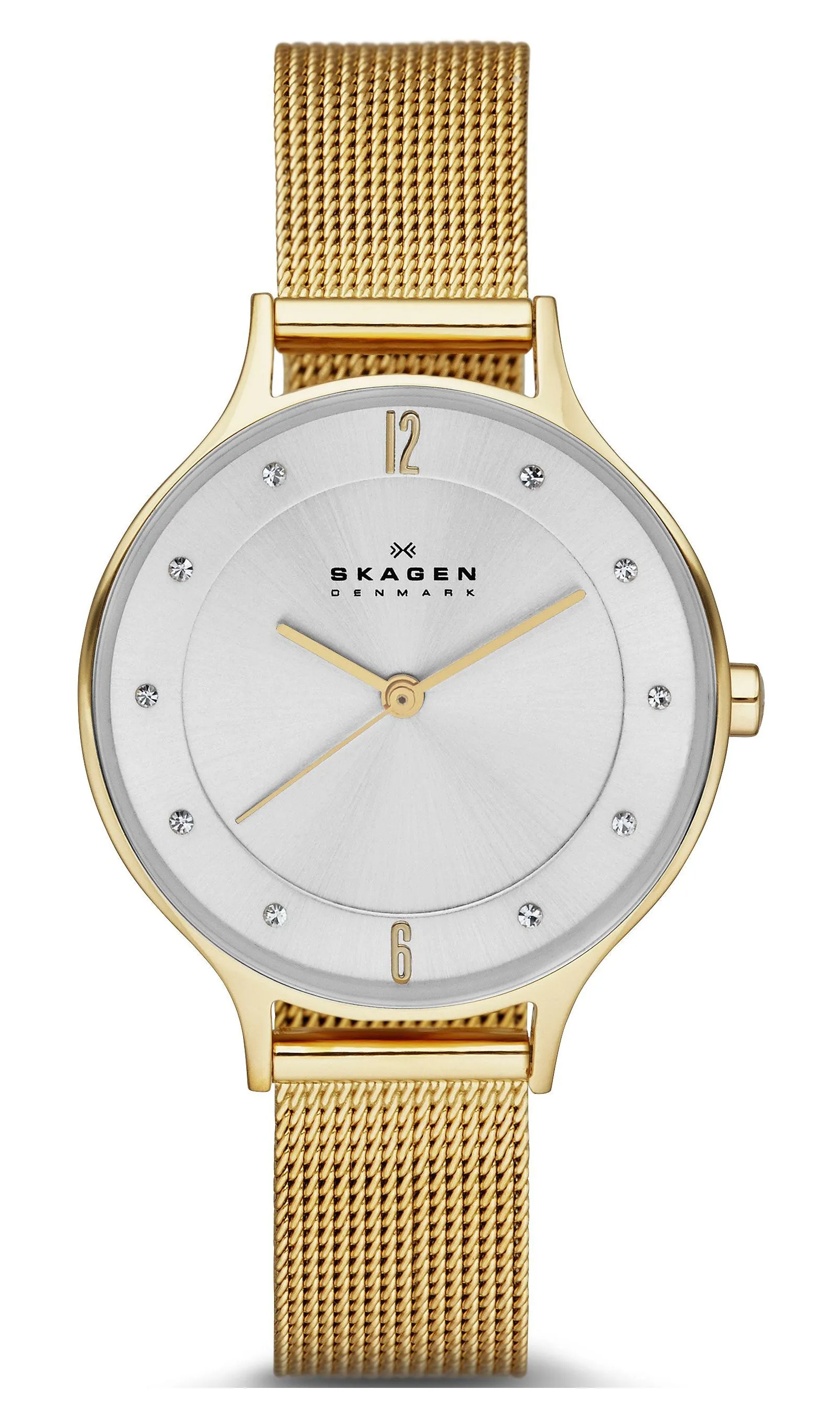 Skagen Anita Gold Mesh Ladies Watch SKW2150