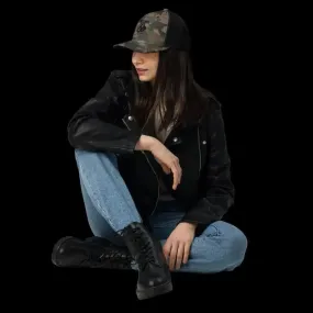 Snake Camouflage Trucker Hat with 100% Cotton Front | Adjustable Fit | Camo Print