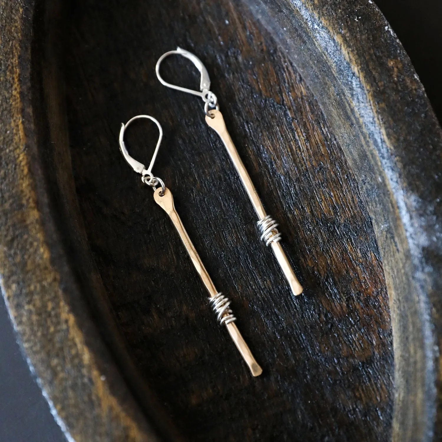 sparky stem earrings