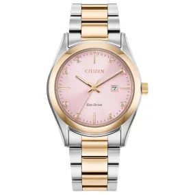 Sport Luxury Two-Tone Pink Dial