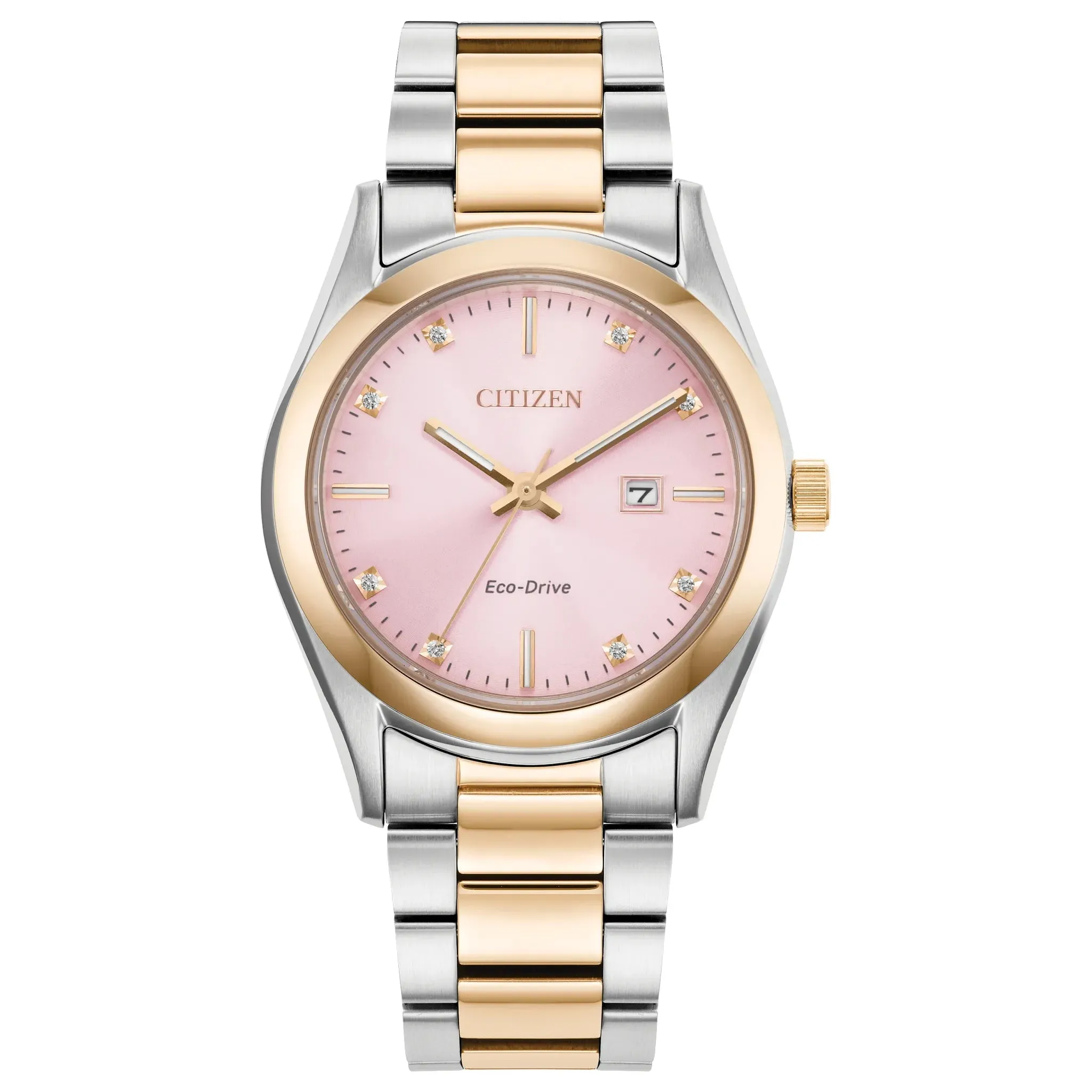 Sport Luxury Two-Tone Pink Dial