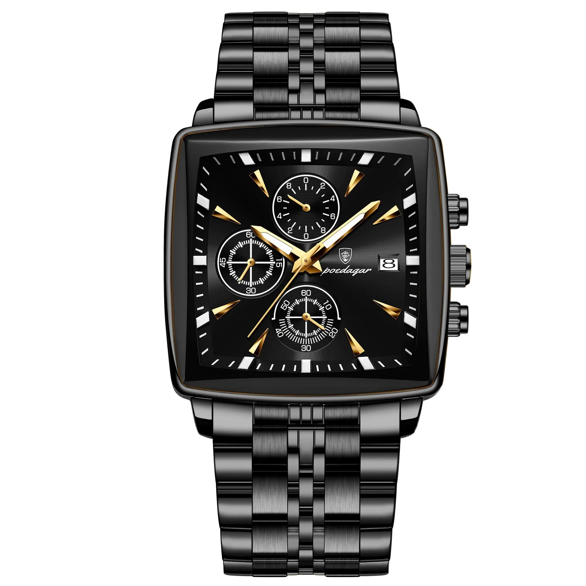 Sport Man Wristwatch – Waterproof Luminous Chronograph Quartz Men's Watch