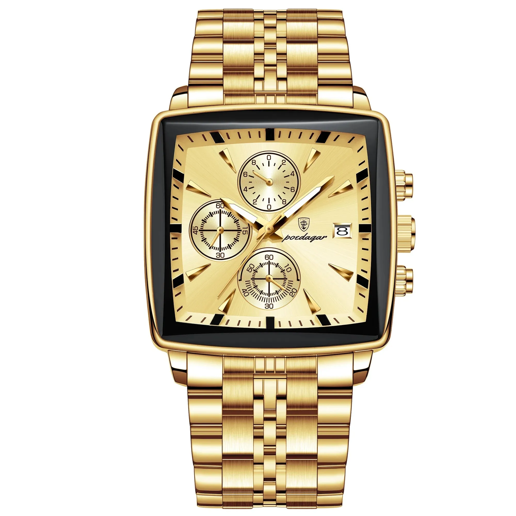 Sport Man Wristwatch – Waterproof Luminous Chronograph Quartz Men's Watch