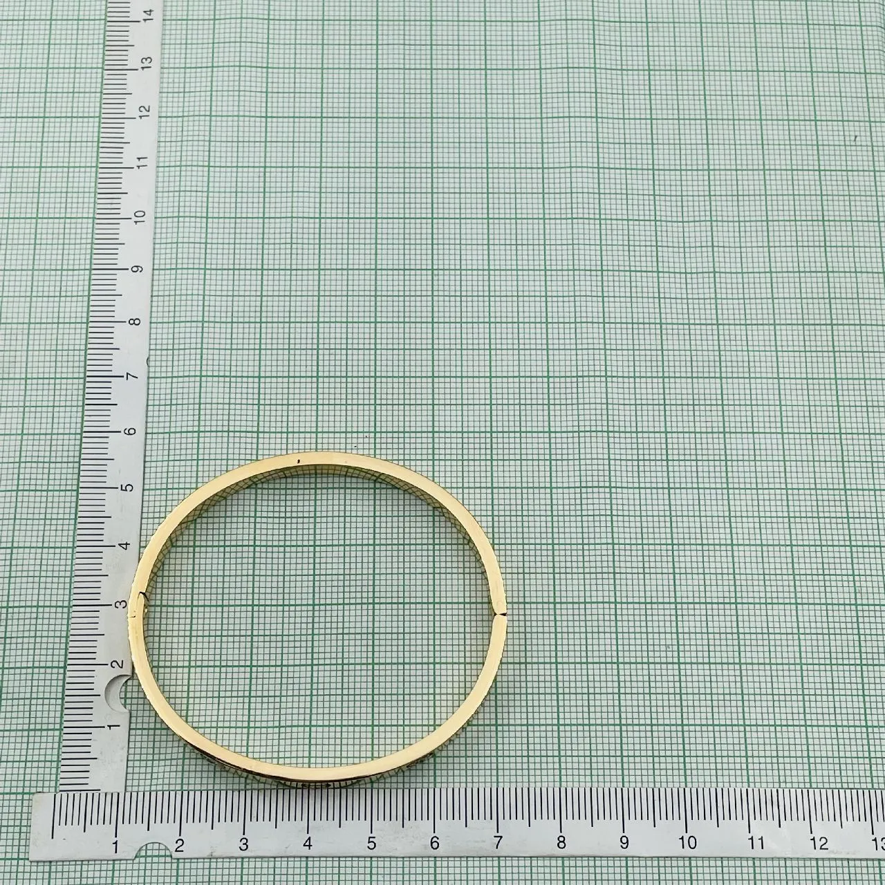 Stainless Steel Enamel Gold Stylish Kada Bangle Bracelet For Women Girls