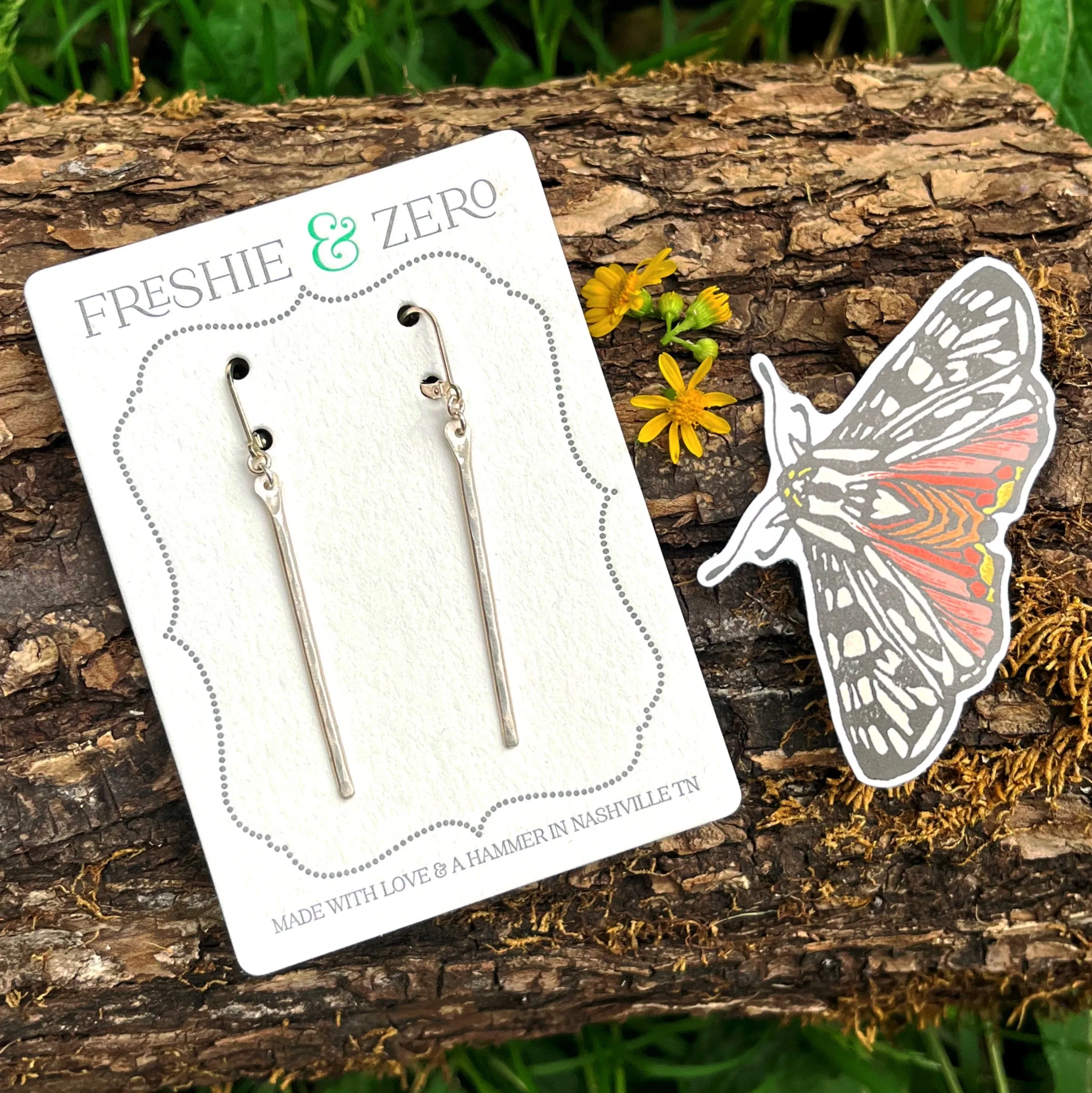 stem earrings