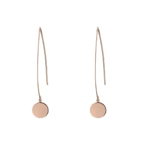 Sterling Silver Earrings - Hook with Disc