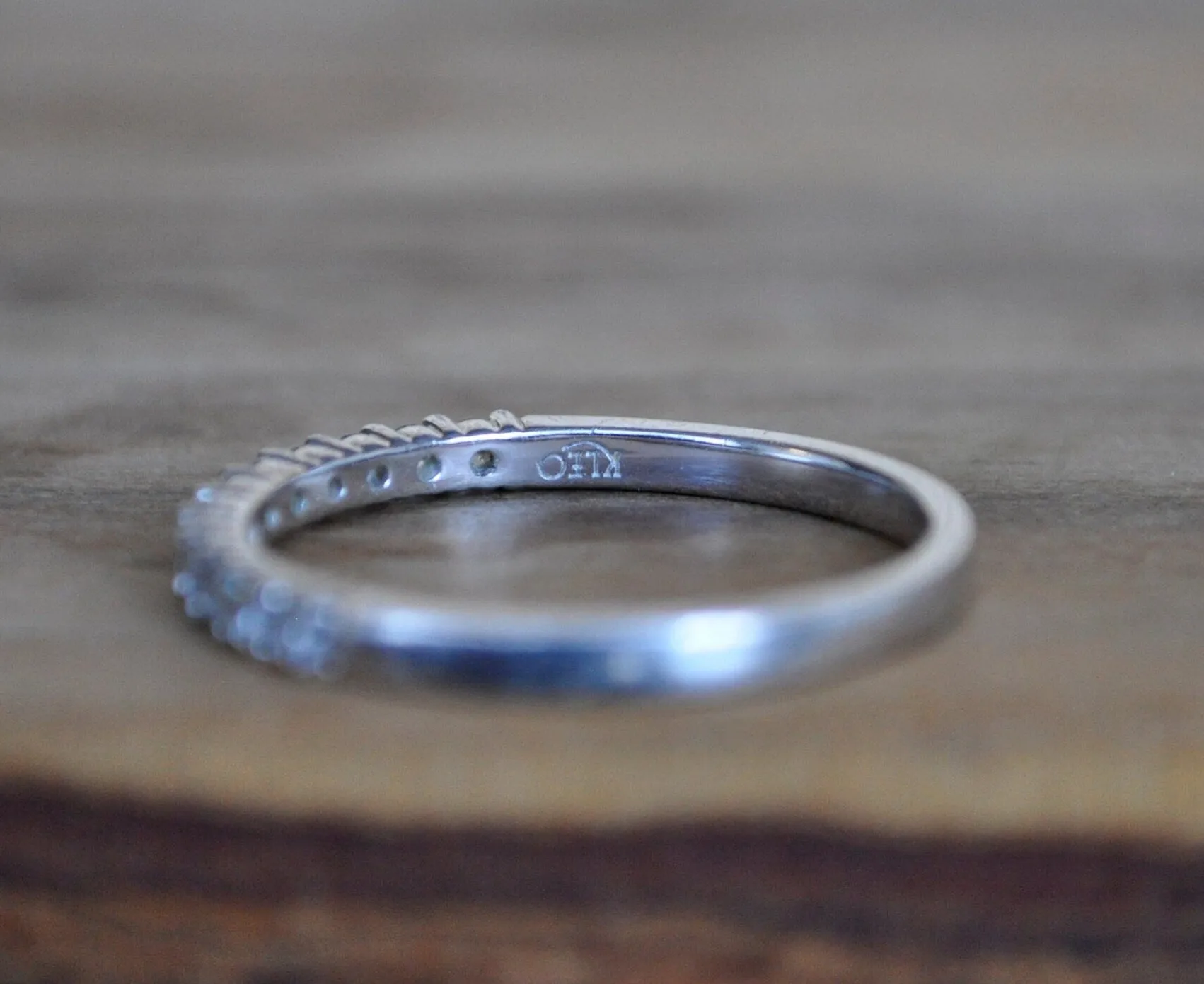 Sterling Silver Ring  - Size 9 Ring Size 9 (18.9 MM Band) - Brilliant Cut Cubic Zirconia Stones - 925 Silver