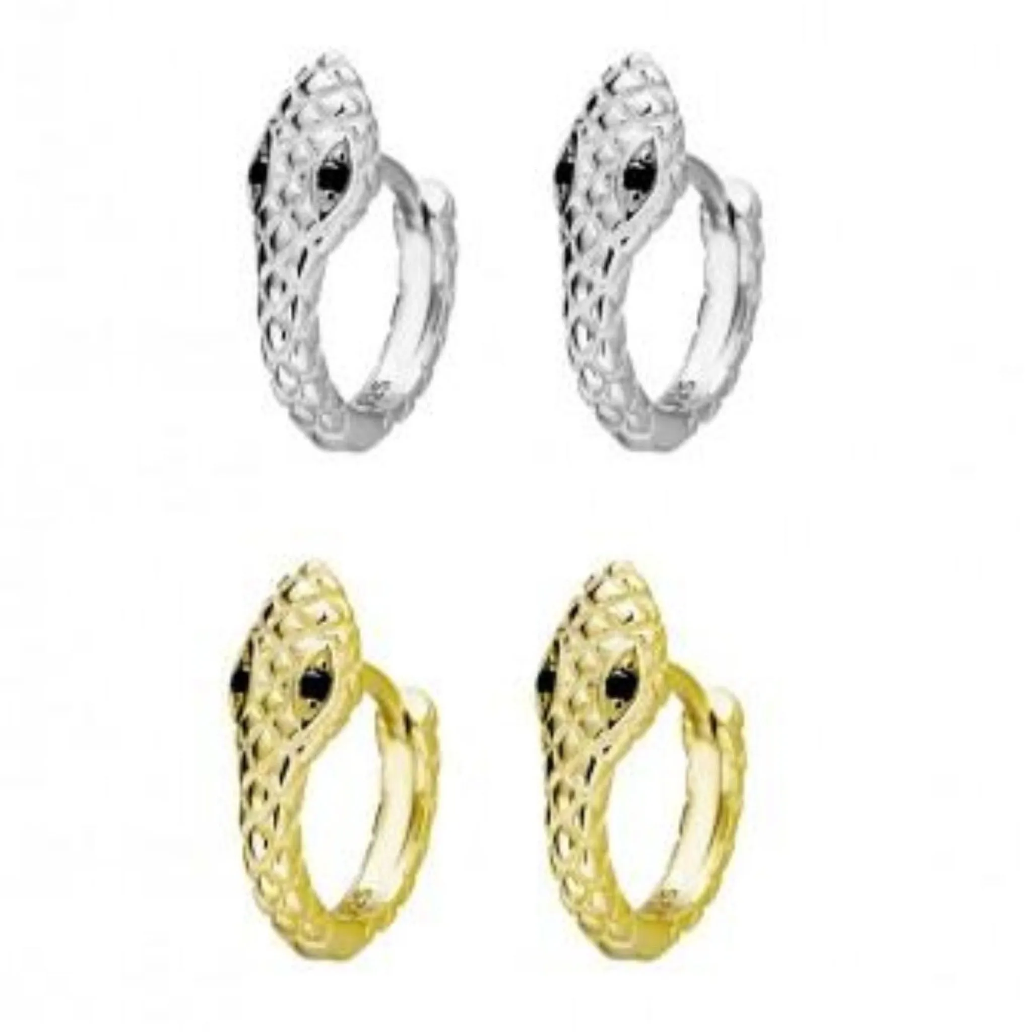 Sterling Silver Sleepers - Snakes
