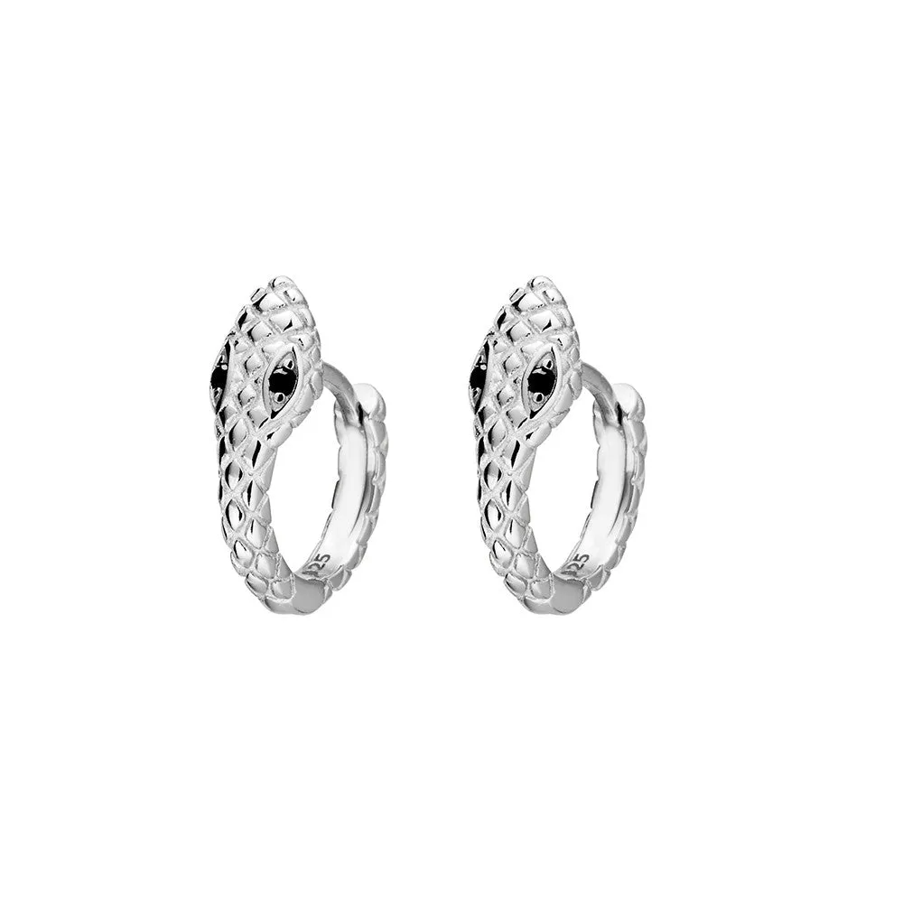 Sterling Silver Sleepers - Snakes