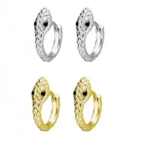 Sterling Silver Sleepers - Snakes