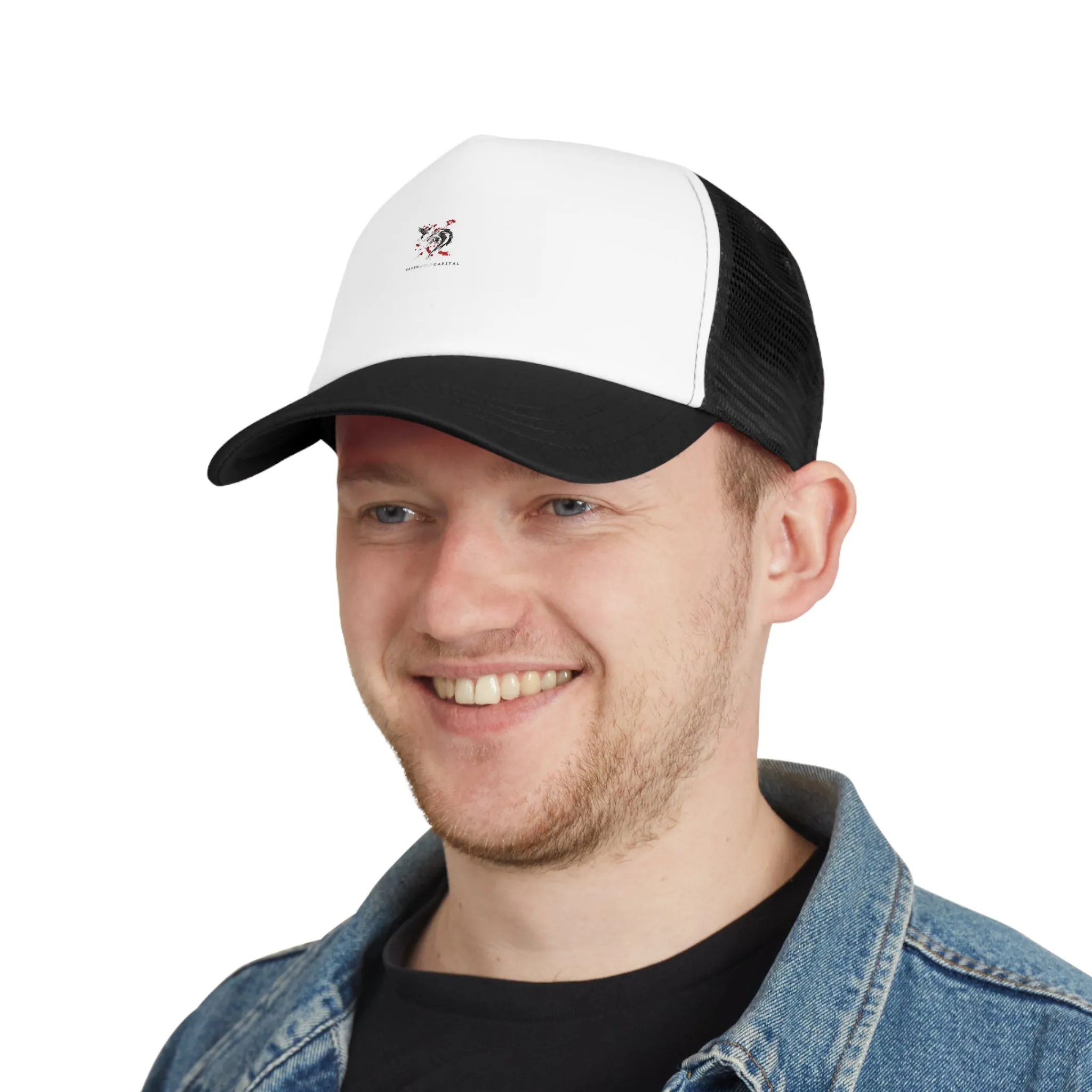 Stylish Mesh Cap with Artistic Design
