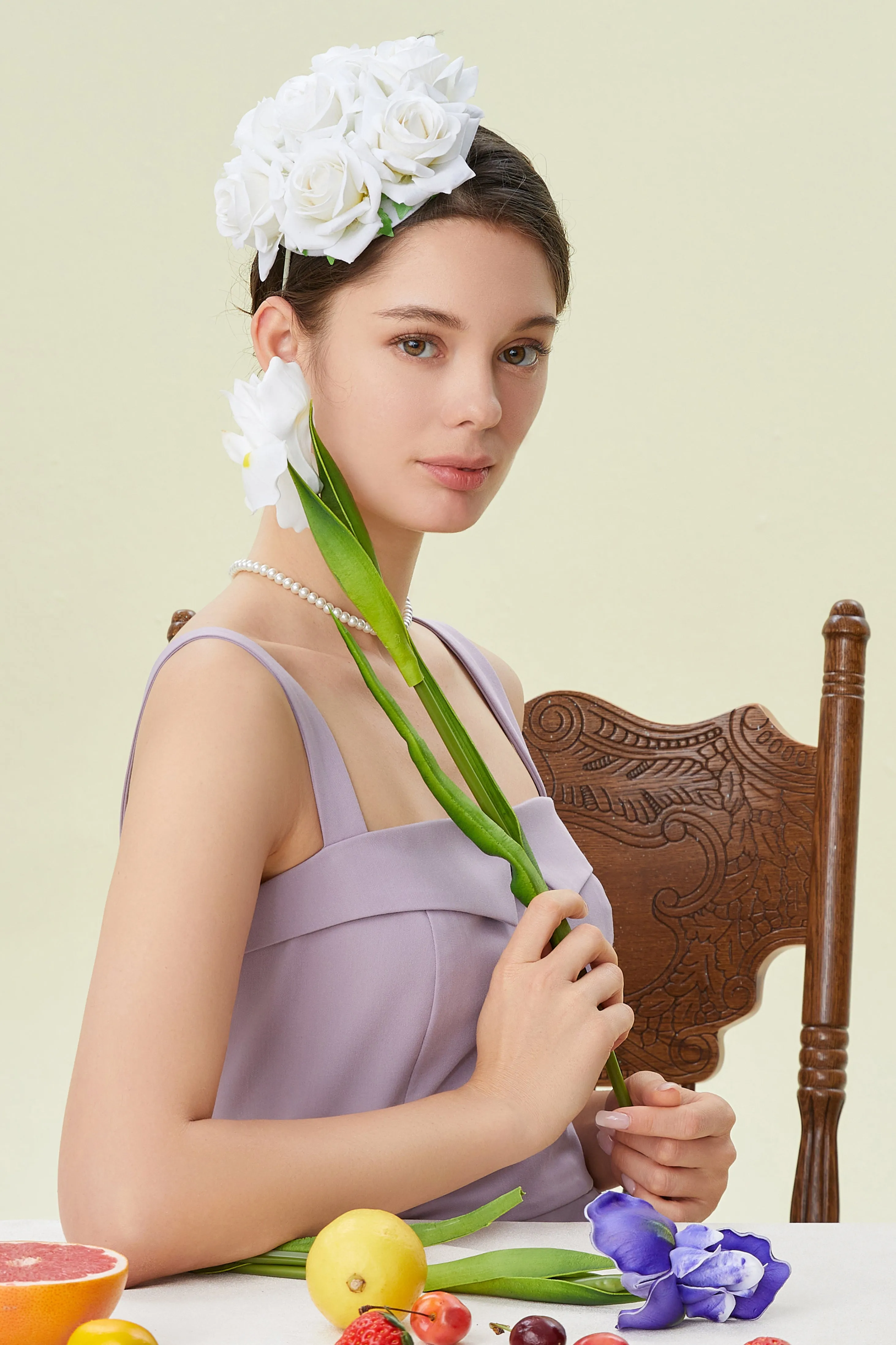 Stylish Pillbox Floral Fascinate Hat
