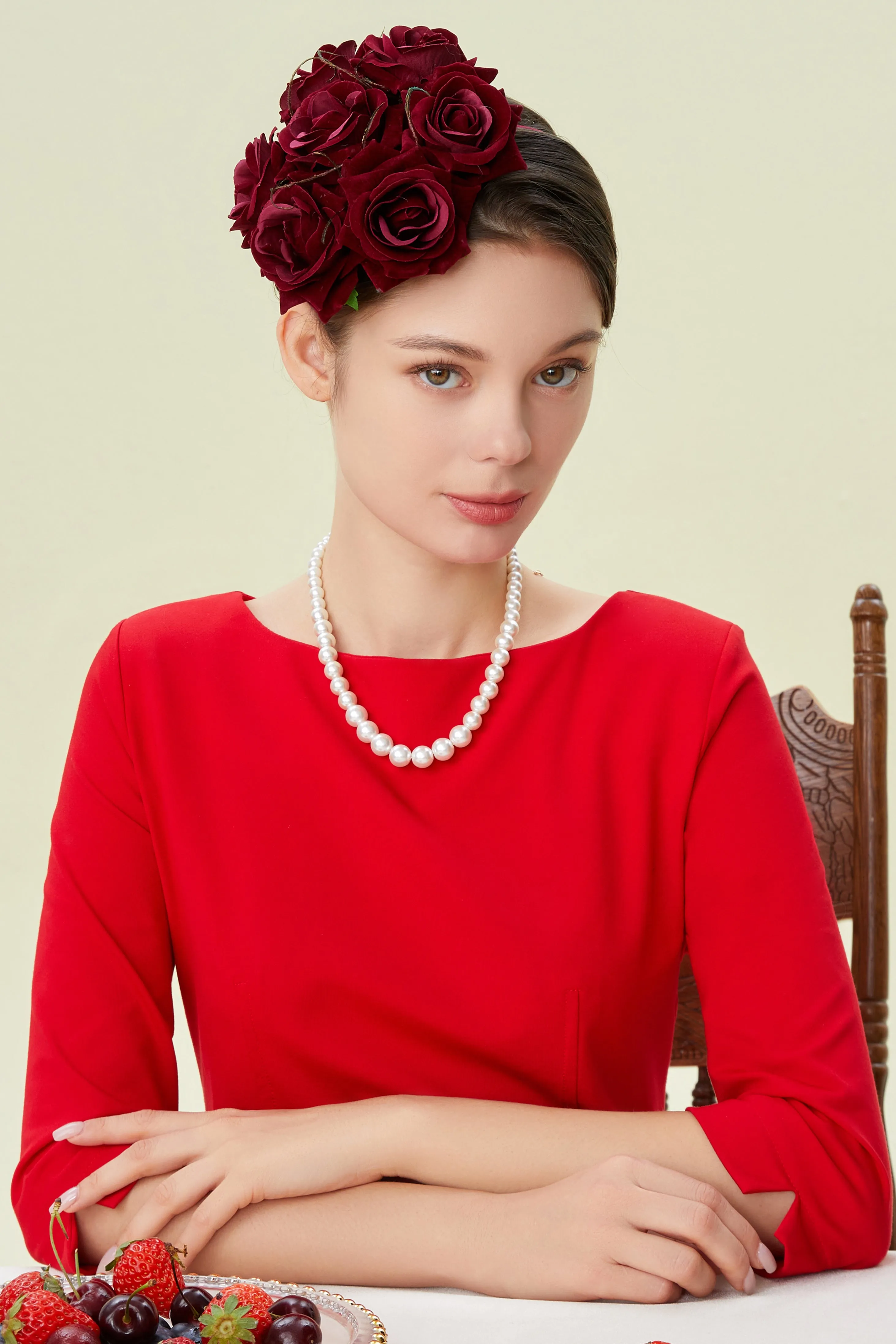 Stylish Pillbox Floral Fascinate Hat