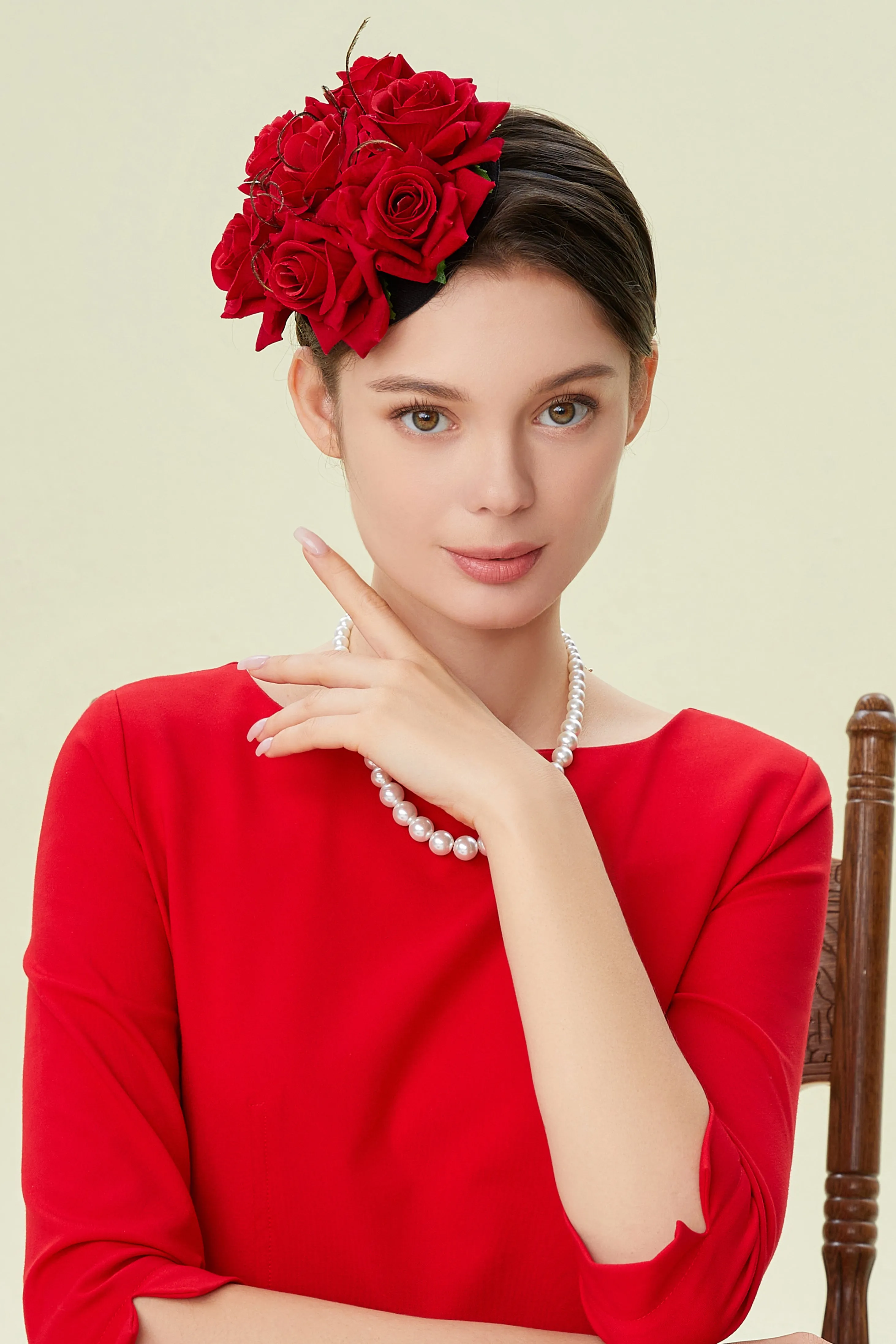 Stylish Pillbox Floral Fascinate Hat