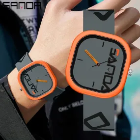 Suave Bold Face Silicone Watch
