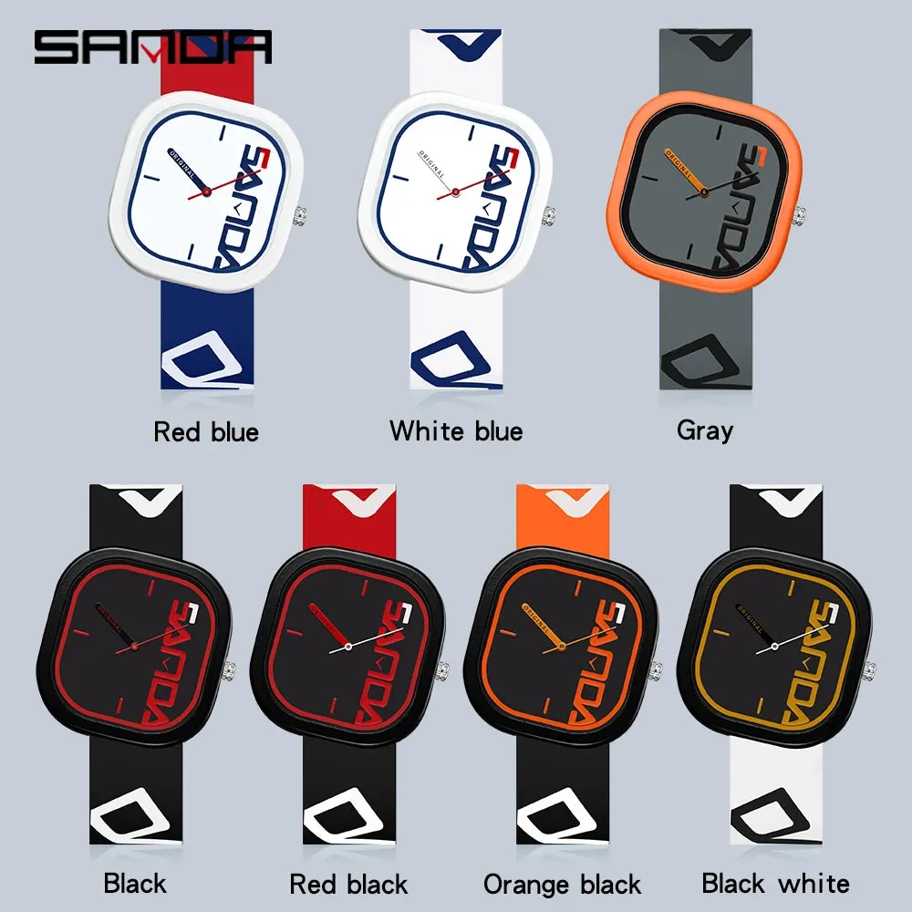 Suave Bold Face Silicone Watch