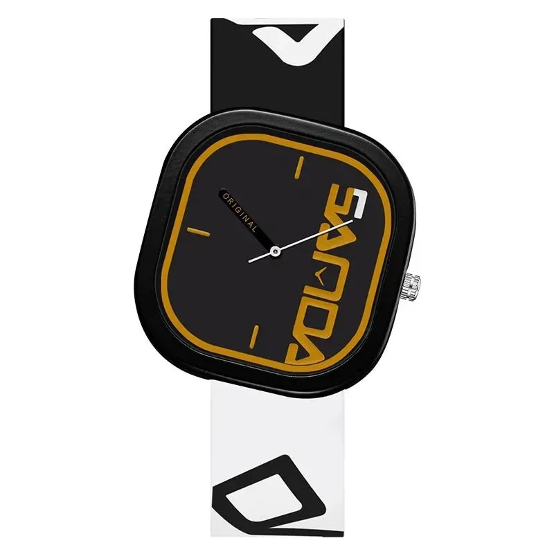 Suave Bold Face Silicone Watch