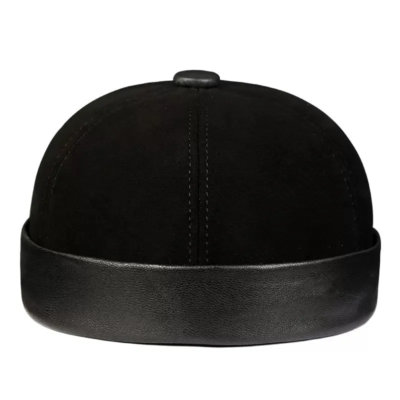 Suede Brimless Hat