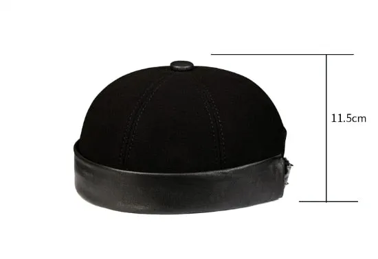 Suede Brimless Hat