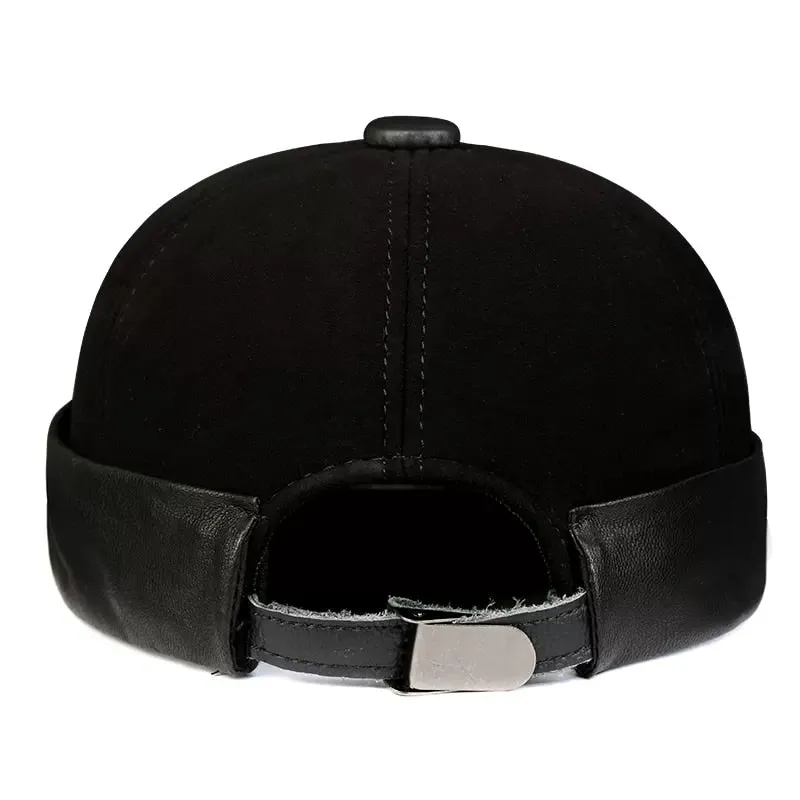 Suede Brimless Hat