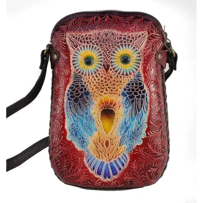 Sunflower Handmade Bag: Owl