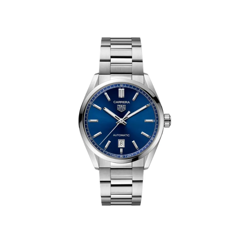 Tag Heuer Gents Carrera Automatic Watch - Blue Dial