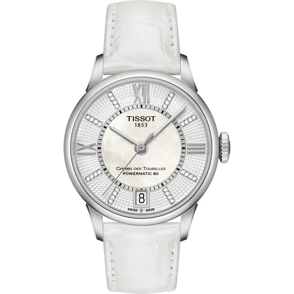 Tissot T0992071611600 Chemin des Tourelles Powermatic 80 Lady Watch