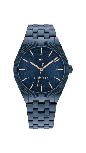 Tommy Hilfiger Rachel Ionic Plated Blue Steel Blue Dial Women's Watch 1782552