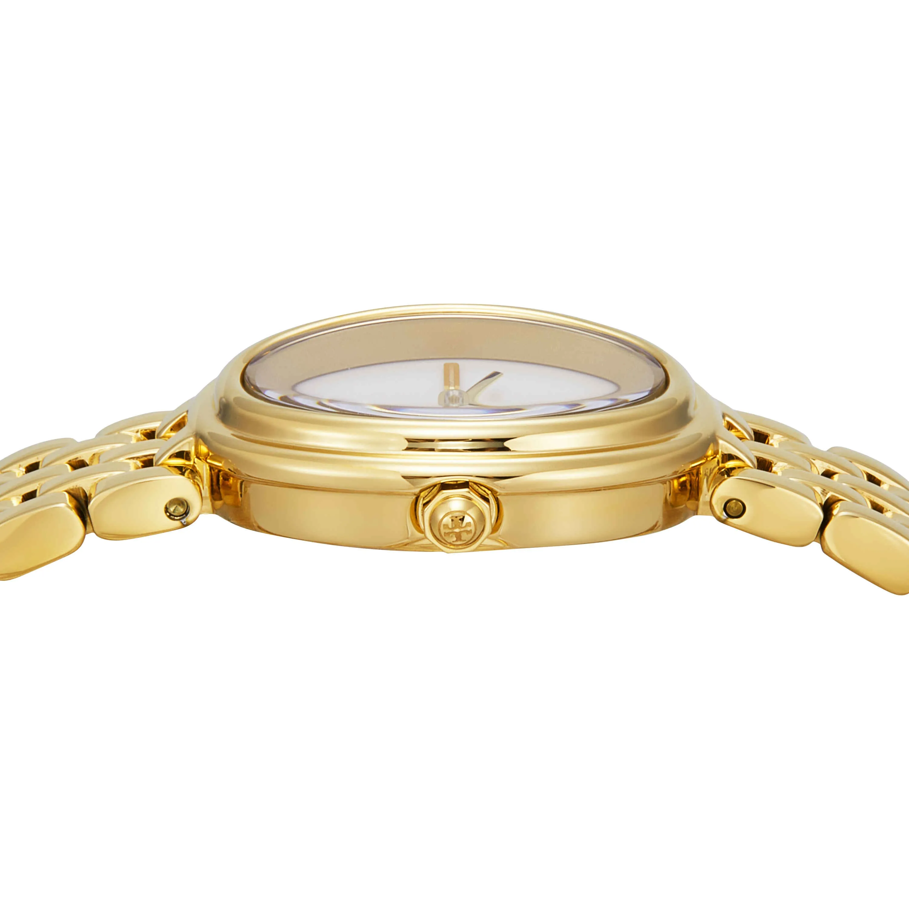 Tory Burch The Oval Gold Tone Analogue Watch TBW6032
