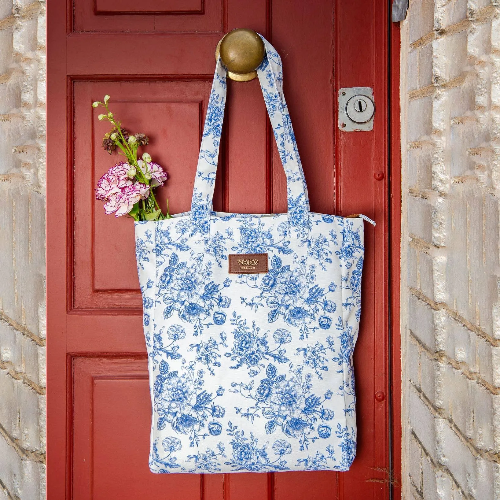 Tote bag - Toile de Jouy Collection Blue