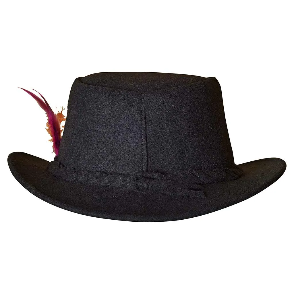 Traditional Oktoberfest outfit Bavarian Hat Black