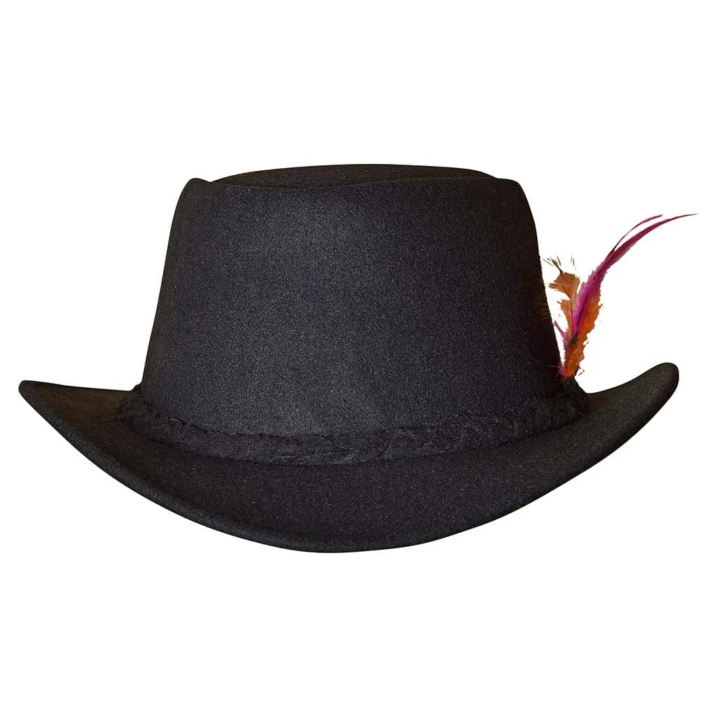 Traditional Oktoberfest outfit Bavarian Hat Black