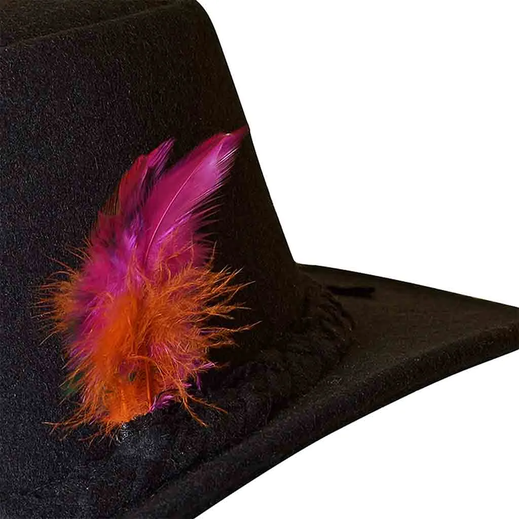 Traditional Oktoberfest outfit Bavarian Hat Black