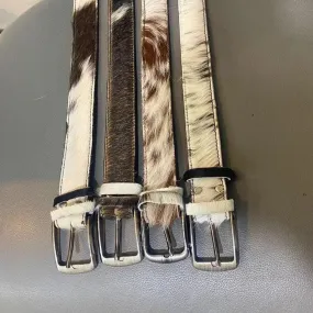 Tricolor Cowhide Leather Belts